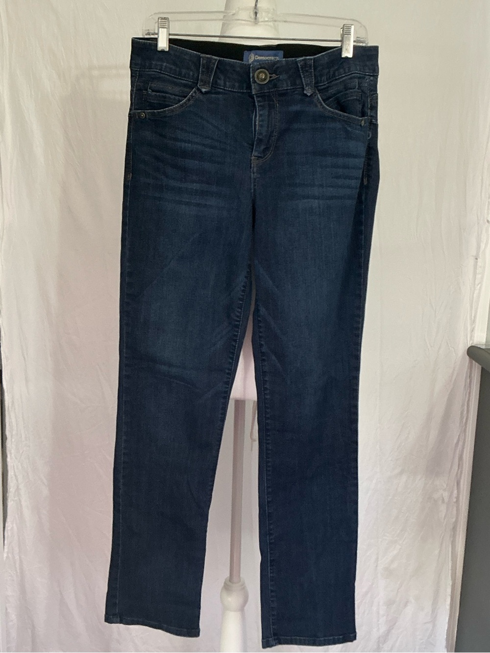 Democracy Dark Wash Straight Leg Women's Jeans